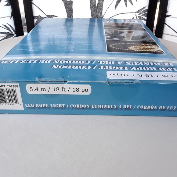 LED Rope Light With Remote Control Dimmer 18ft - Picture 7 of 13